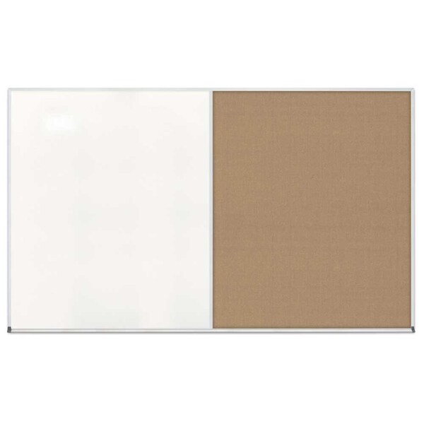 Enclosed Corkboard, 1 Door, 48"x36", 4" Fra